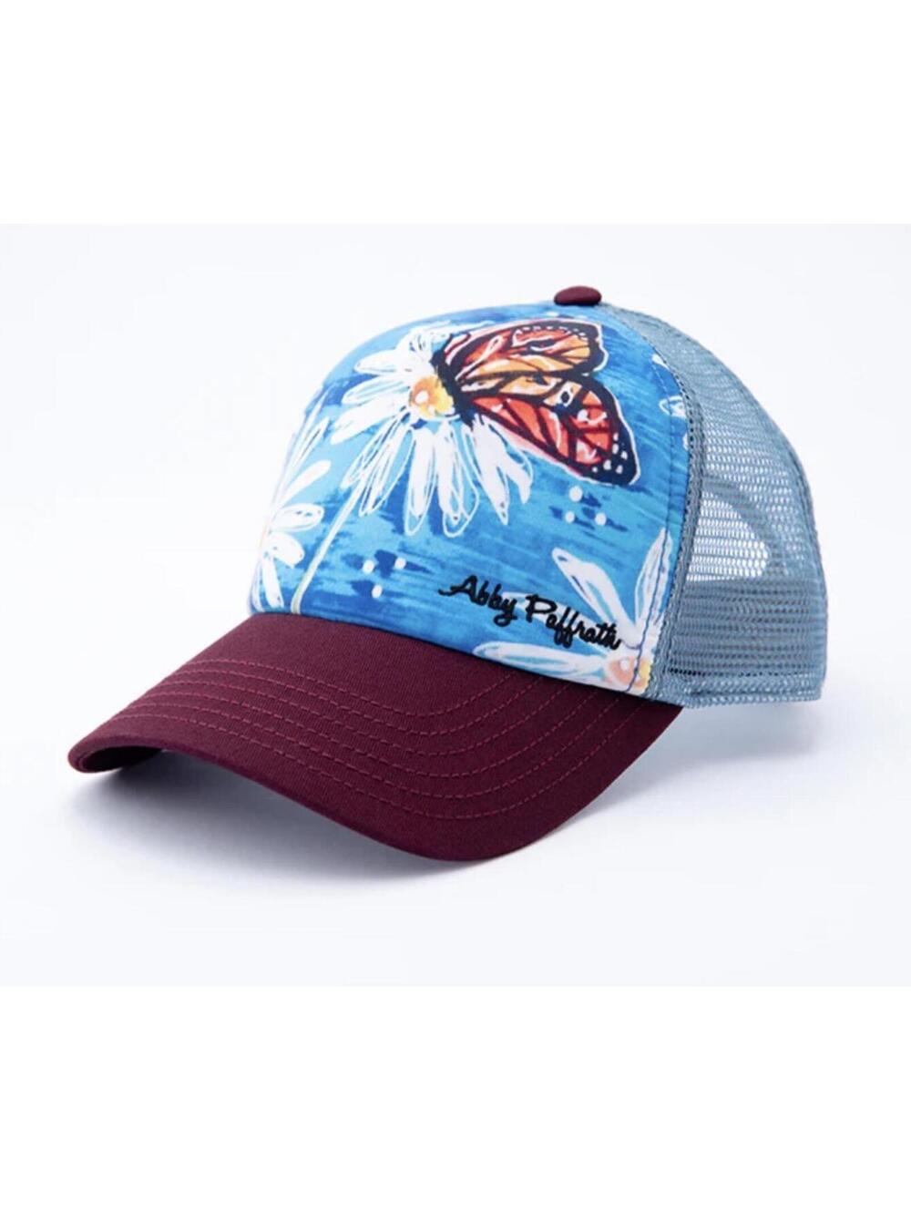 Youth Daisy Trucker Hat - Mesh Snap Back